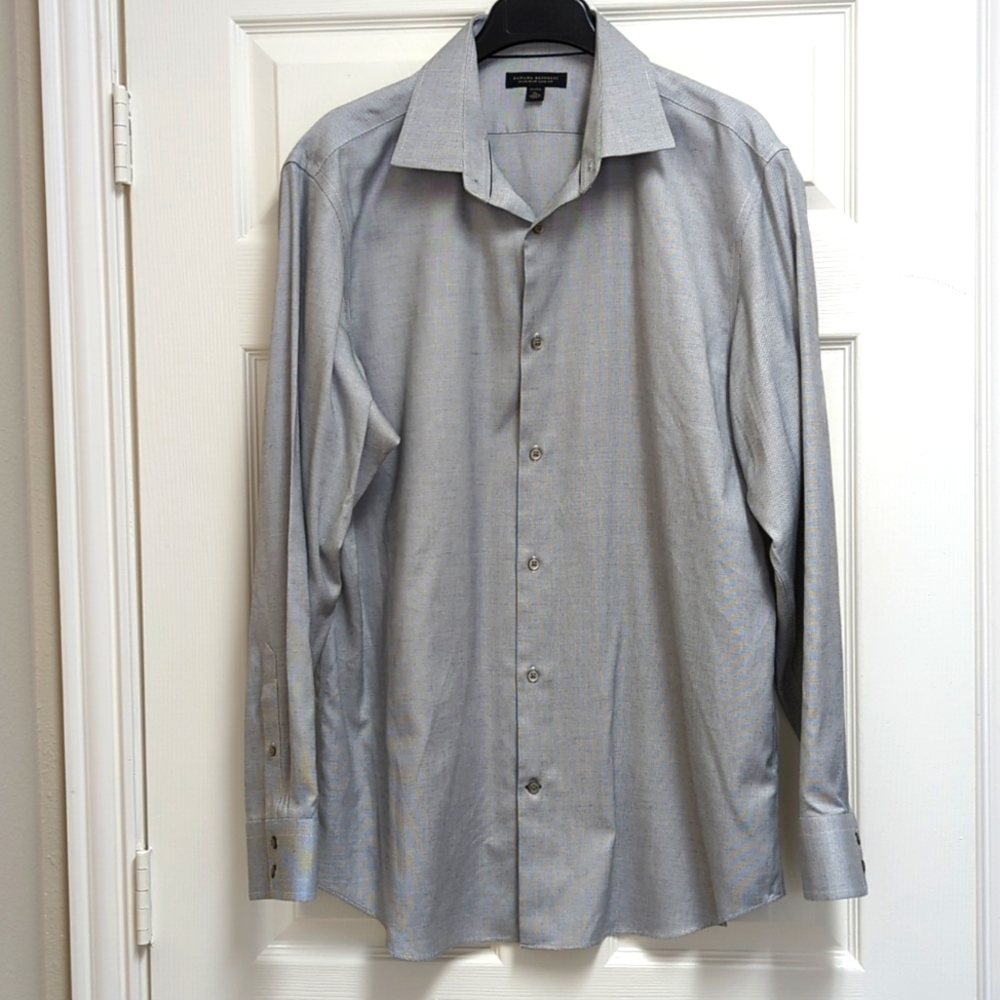 Banana Republic No Iron Slim Fit XL Button down Gray